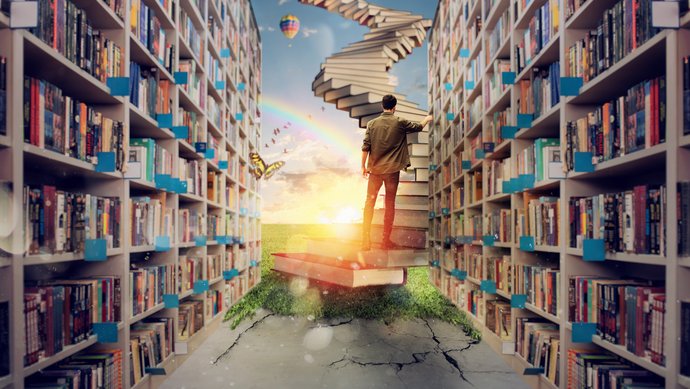 Books open up paths to new worlds