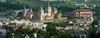 Vue de Trèves avec la cathédrale et la basilique de Constantin.