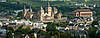 View of Trier with its dome and the Basilica of Constantine.