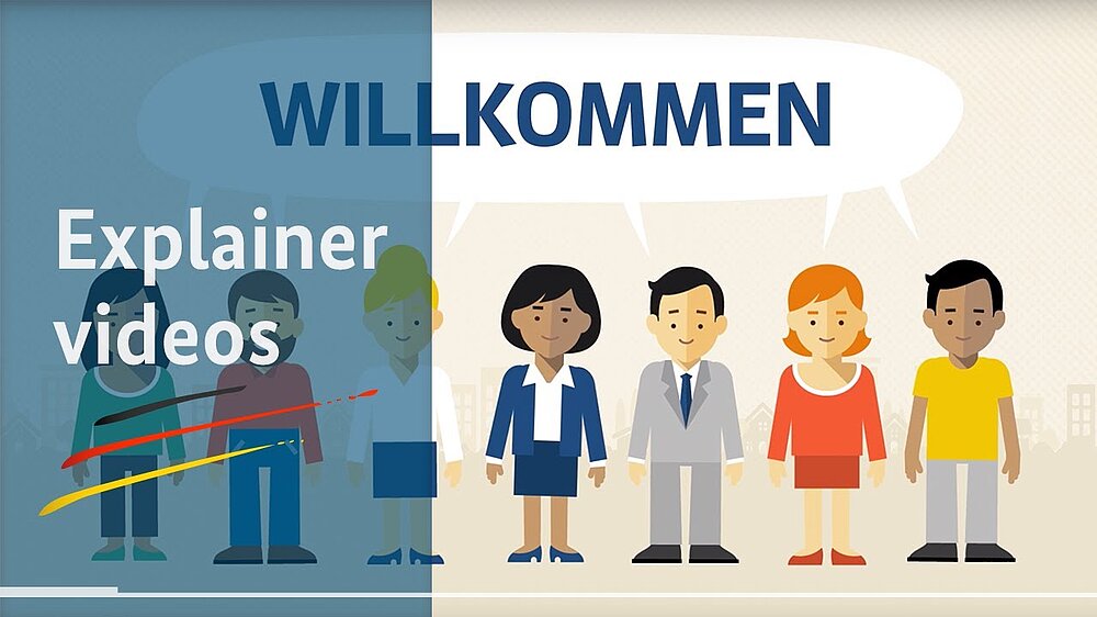 Erklärvideo - Die ersten 100 Tage in Deutschland